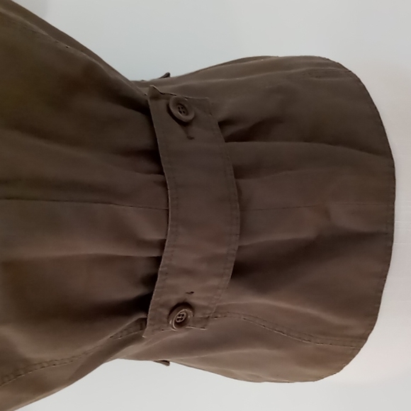 Moschino Cheapandchic Short Sleeve Military Green Shirt/Jacket/Shaket Size 8 - Picture 4 of 15